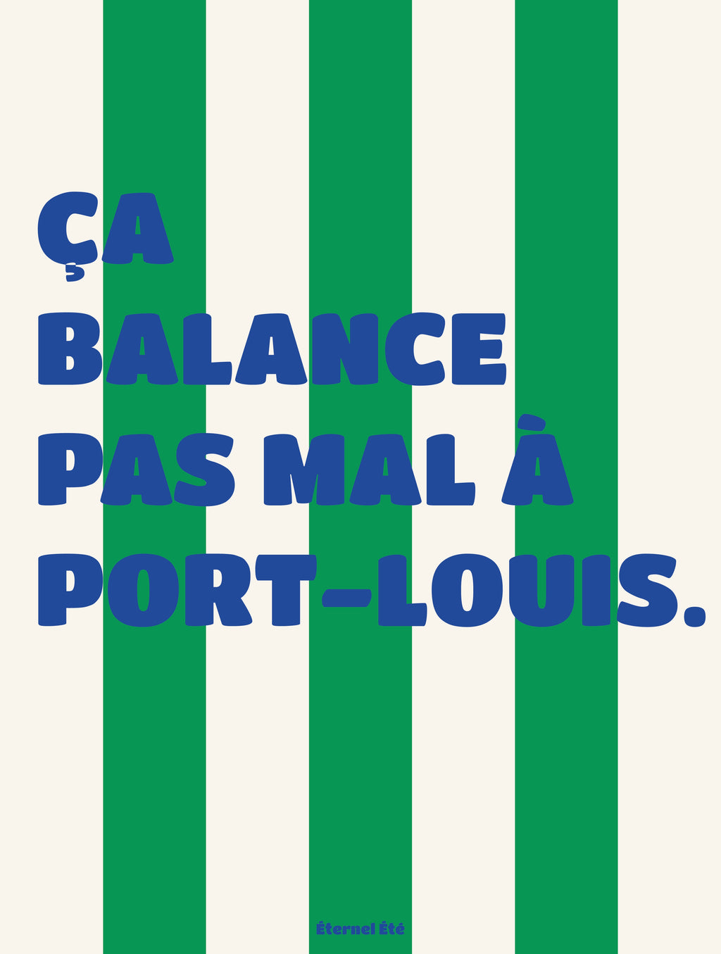 ÇA BALANCE PAS MAL À PORT LOUIS