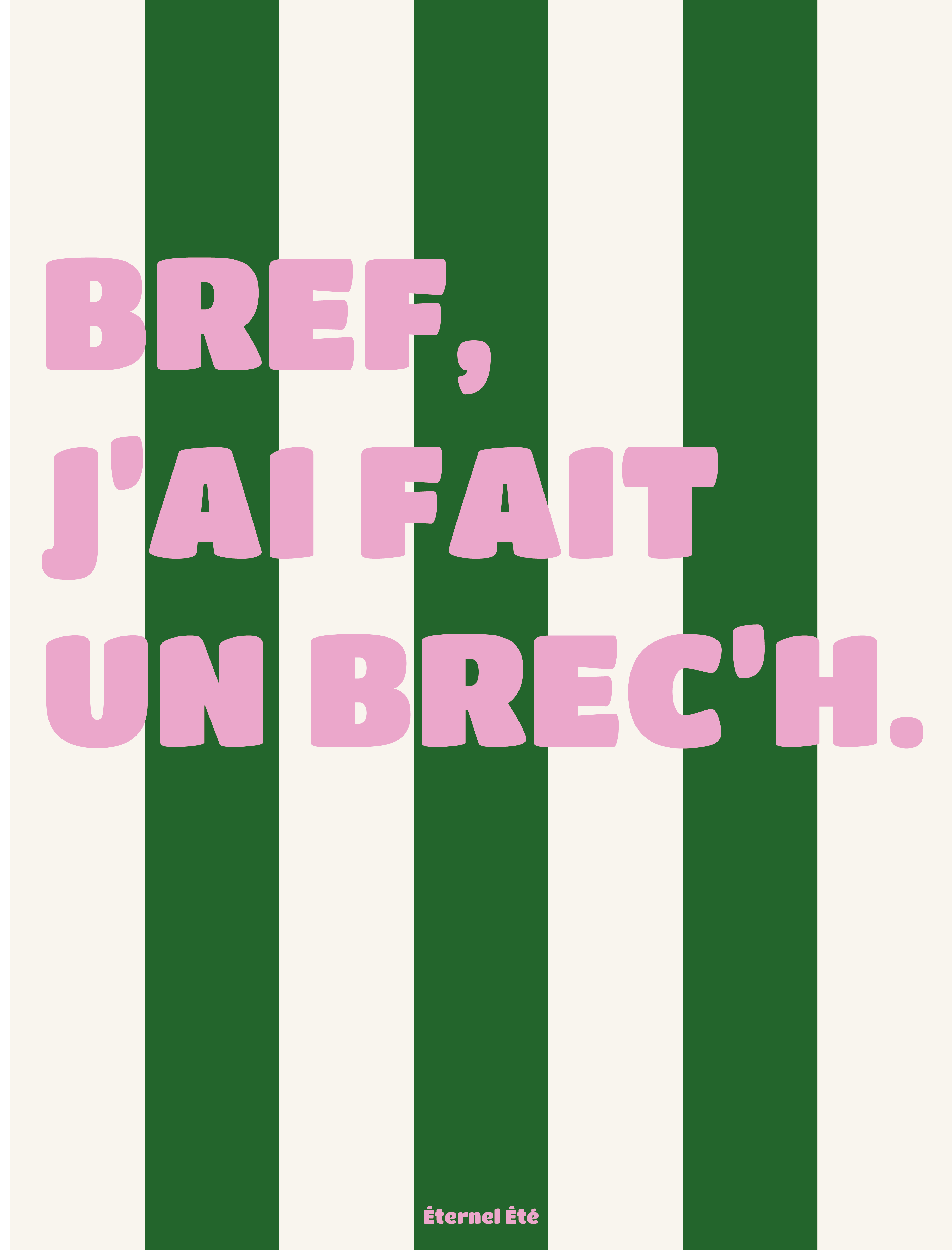 BREF, J'AI FAIT UN BREC'H