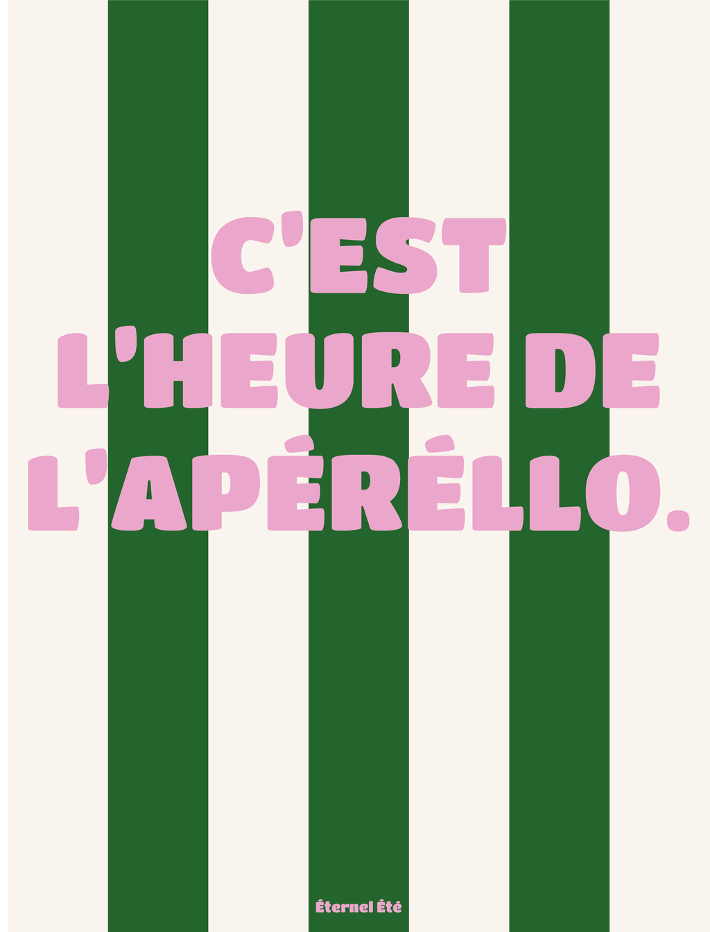 C'EST L'HEURE DE L'APÉRELLO