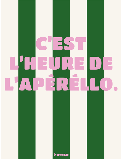C'EST L'HEURE DE L'APÉRELLO