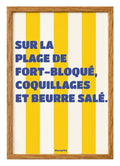 SUR LA PLAGE ABANDONNÉE, COQUILLAGES ET BEURRE SALÉ